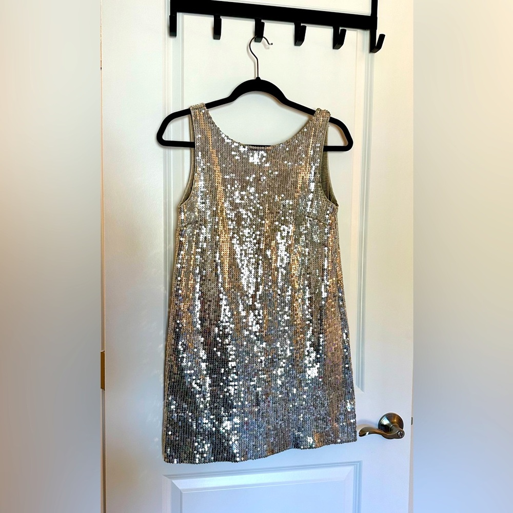 VINTAGE FREE PEOPLE sequin mini dress